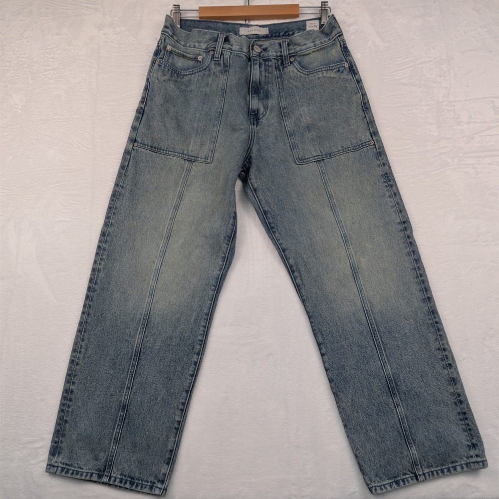 PacSun Jeans Men's 34x29 Blue Baggy Wide Leg Skater Streetwear 90s Retro Denim